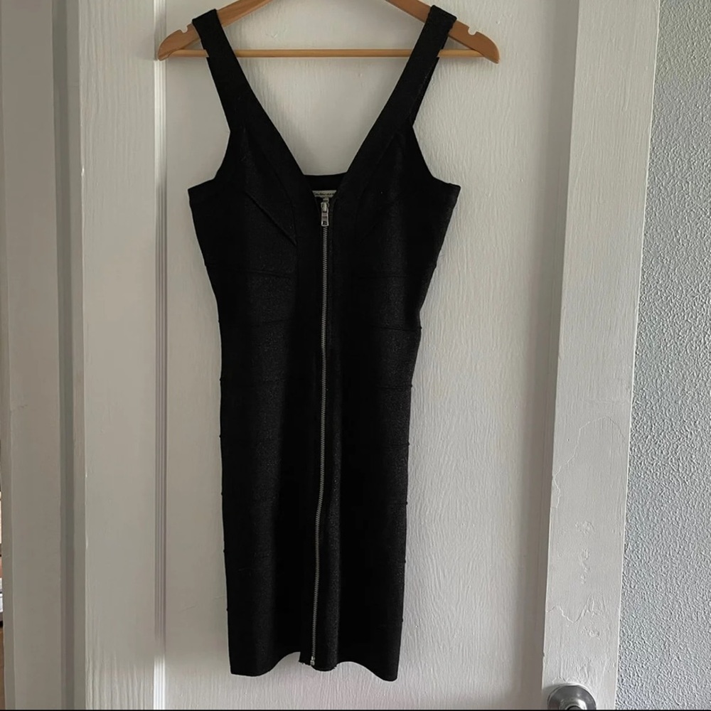 Metallic bodycon dress